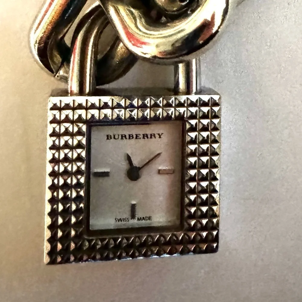 Burberry limited edition 90’s bracelet/charm watch